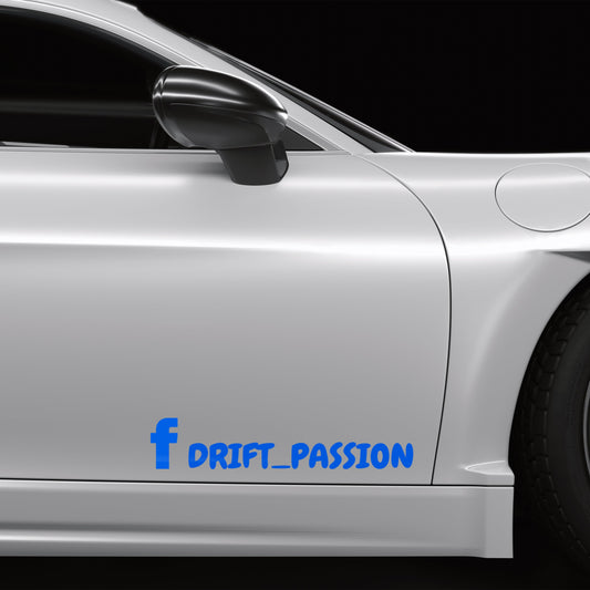 Autocollant Facebook + Texte