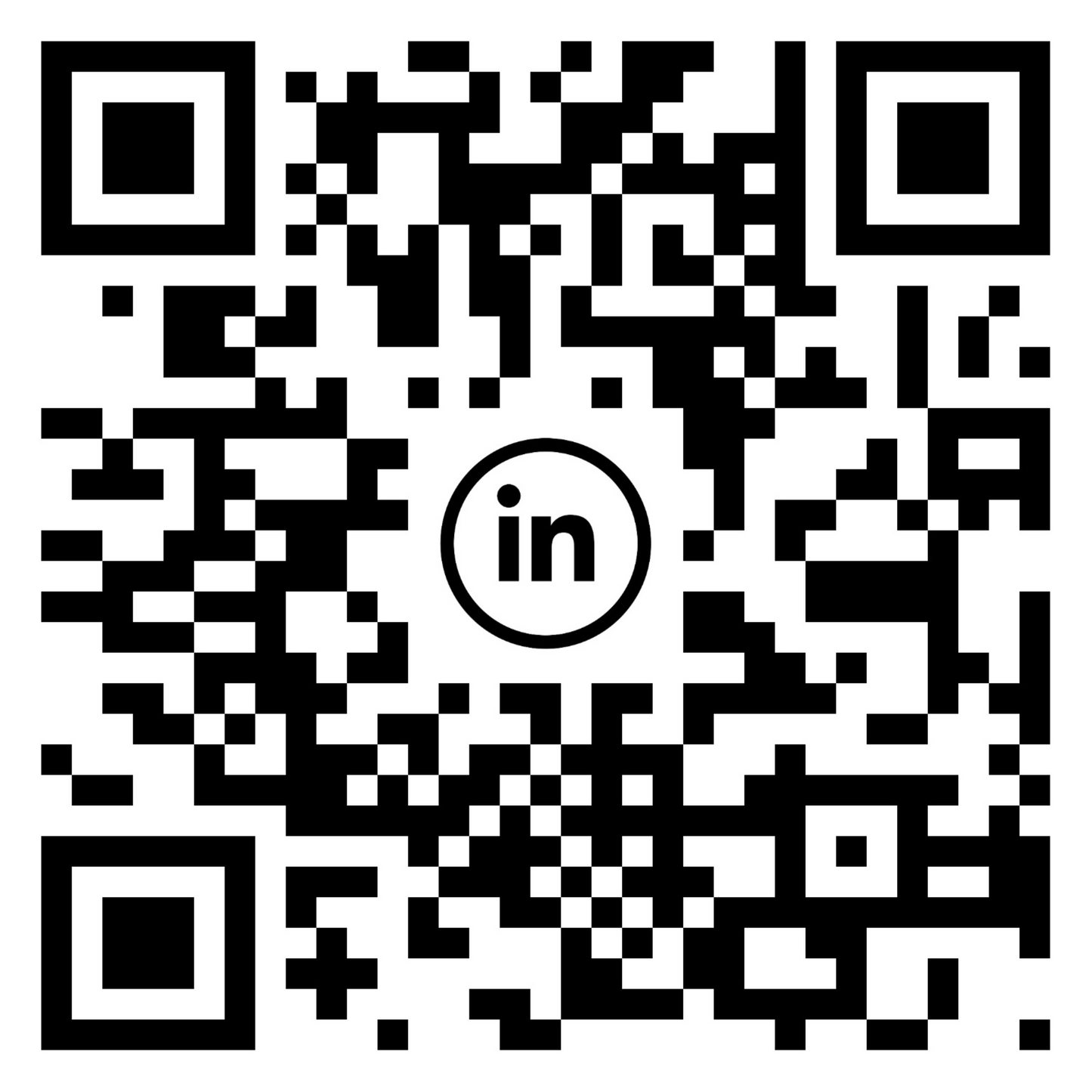 QR code LinkedIn