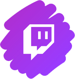 Autocollant Twitch + Texte