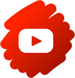 Autocollant Youtube + Texte